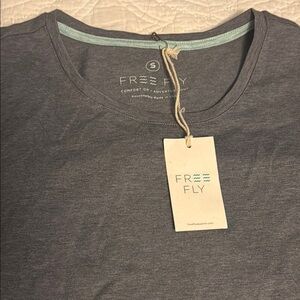 Free Fly Gray Shirt workout 🏋️